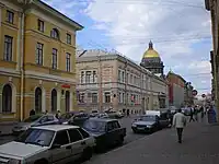View of the museumat Pochtamtskaya Street
