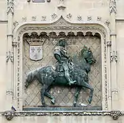 Louis XII bas relief, Town Hall, Compiègne