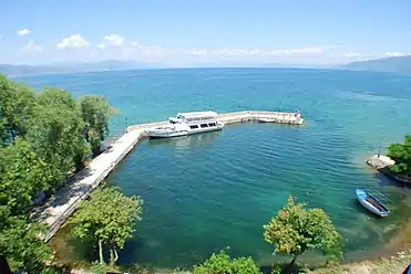 Lake Ohrid from the monastery