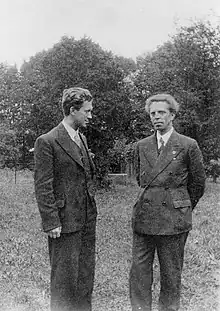 Composer Joseph Beer ca. 1926 with Vasyl Barvinsky