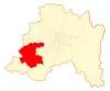 Location of the Melipillia commune in the Santiago Metropolitan Region