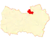 Map of Rancagua commune in O'Higgins Region
