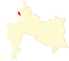 Location of San Pedro de la Paz commune in the Biobío Region