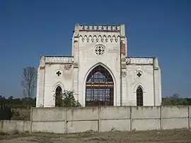 Gate of the Costache Conachi manor in Țigănești