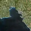 Baie de La Forêt by SPOT Satellite