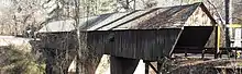 The Concord Covered Bridge spanning Nickajack Creek, largely unchanged in appearance from 1872