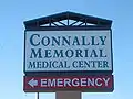 Connally Memorial Medical Center on Highway 181 is named for three brothers, John, Wayne, and Merrill Connally.