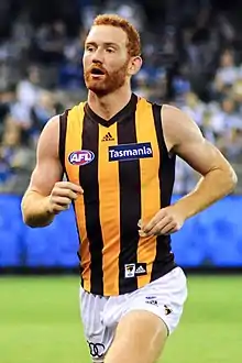 Conor Glass former gaelic footballer playing for Hawthorn in 2018 is from Glen