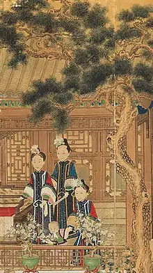 Princess Shouxi of the Second Rank with Consort Xiang