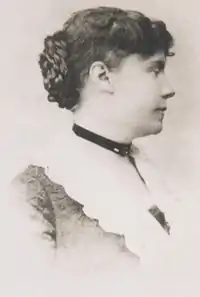 Photograph of Woolson, c. 1887