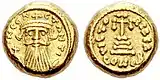 A solidus of Constans II that was minted in Carthage.