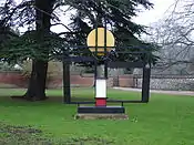 Construction (Crucifixion): Homage to Mondrian, 1966, outside Winchester Cathedral.