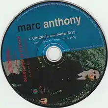 CD single of "Contra la Corriente"