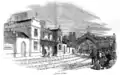 Conwy railway station in 1848