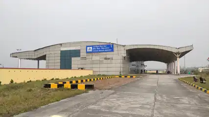 Terminal building of the airport