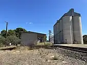 Railway station building viewed from the south east side.