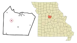 Location of Pilot Grove, Missouri