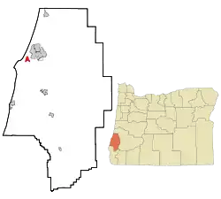 Location of Barview, Oregon
