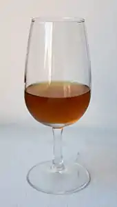 Glass of Amontillado sherry