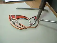 Copper foil glasswork soldering