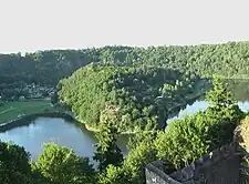 Looking out north of the New Palace