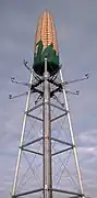 Corn cob water tower in Rochester, Minnesota (1931)