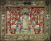 Tapestry from a suite of Months, woven by Cornelis de Ronde, Brussels, mid-16th century (Kunsthistorisches Museum, Vienna)
