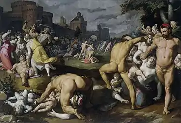 Cornelis van Haarlem, Massacre of the Innocents, 1590, Rijksmuseum