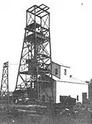 Ludington Mine C Shaft, installation of the Cornish Pump c. 1909