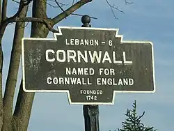 Official logo of Cornwall, Pennsylvania