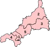 Parliamentary constituencies in Cornwall