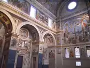 The nun's choir of the monastery of San Salvatore-Santa Giulia.