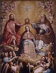 Coronation of the Virgin; 1603–27, 256 × 198 cm, Museo de Bellas Artes de Granada.