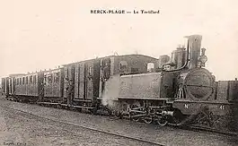 Photograph of a train at Berck-Plage