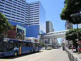 Bus lane in Recife, Brazil