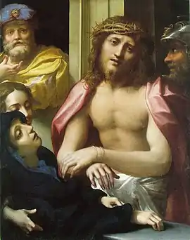 Ecce Homo, now thought after, not by Correggio