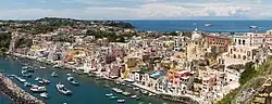Procida in the Province of Naples was the location of Reddi's postcard.