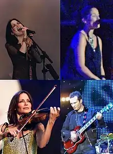 Clockwise from top left: Andrea, Caroline, Jim and Sharon Corr