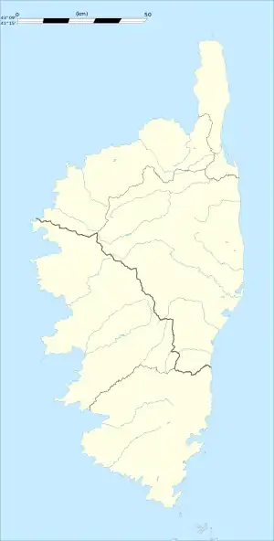 LFKC is located in Corsica