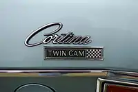 Cortina Lotus badging was changed to Cortina Twin Cam during the life of the Mark 2