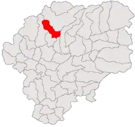 Location in Bistrița-Năsăud County