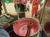The bowl of a cotton candy machine