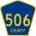 County Route 506 marker