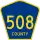 County Route 508 marker