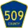 County Route 509 marker