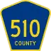 County Route 510 marker