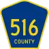 County Route 516 marker