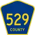 County Route 529 marker