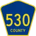 County Route 530 marker