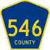 County Road 546 marker